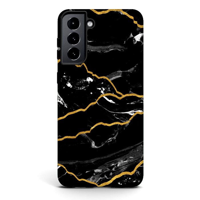 Galaxy S21 plus StrongFit Marble mountains by Julia Badeeva