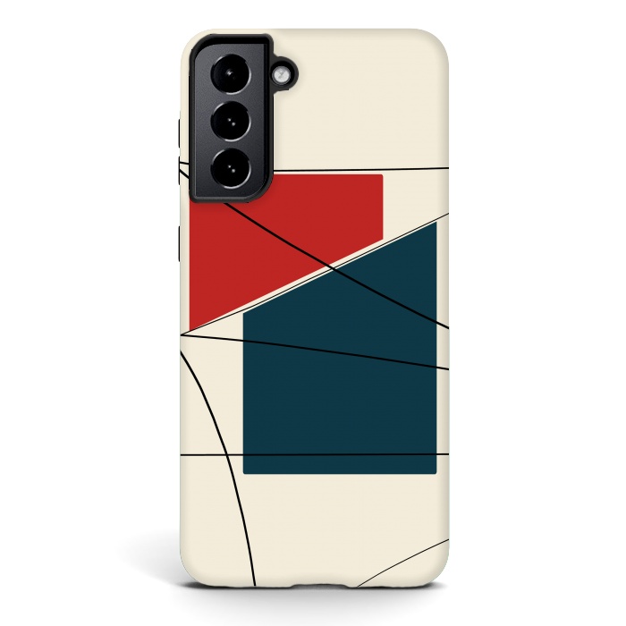 Galaxy S21 StrongFit Cut Block by Creativeaxle