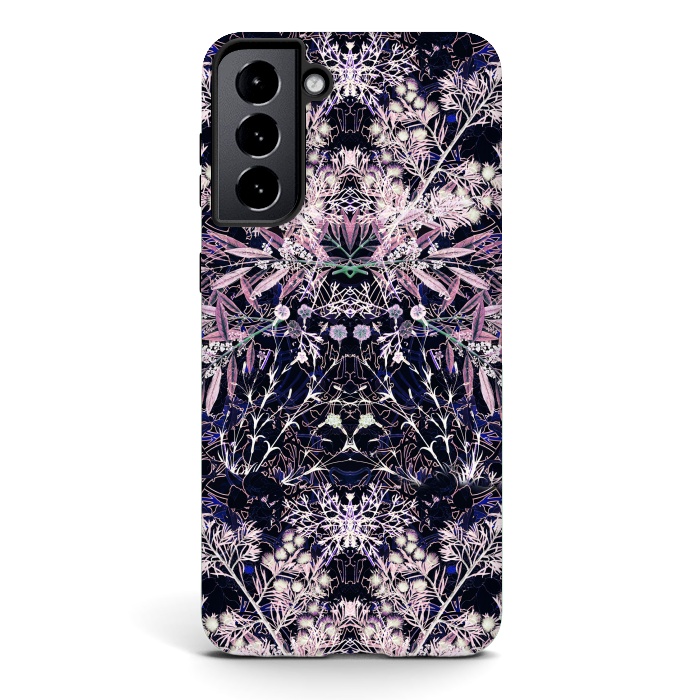 Galaxy S21 StrongFit Vintage wild flowers illustration by Oana 