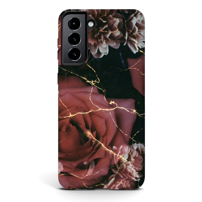 Galaxy S21 StrongFit Aesthetic roses by Jms