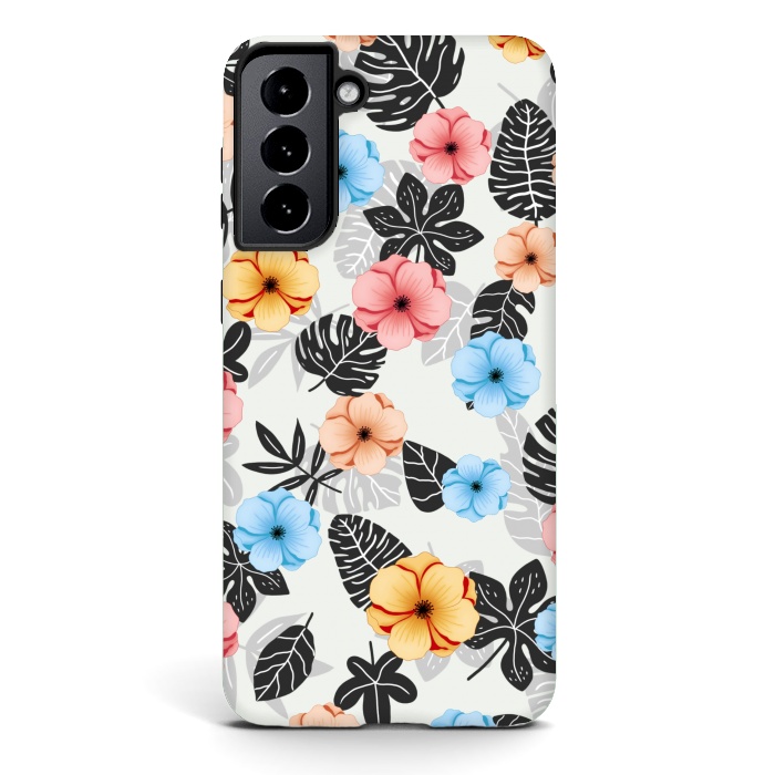 Galaxy S21 StrongFit Tropical patterns by Jms