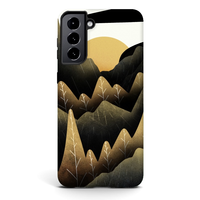 Galaxy S21 plus StrongFit The golden land by Steve Wade (Swade)