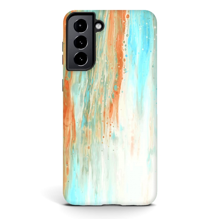 Galaxy S21 StrongFit Abstract Liquid Pattern by Creativeaxle