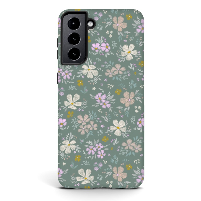 Galaxy S21 StrongFit Spring Bouquet by Tishya Oedit