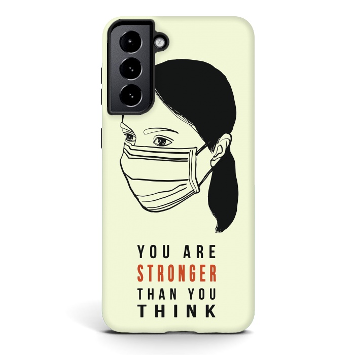 Galaxy S21 plus StrongFit You are strong motivational coronavirus pandemic by Oana 