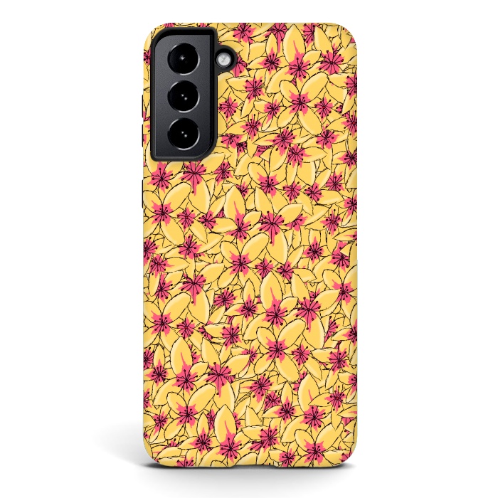 Galaxy S21 StrongFit Yellow blossom by Steve Wade (Swade)