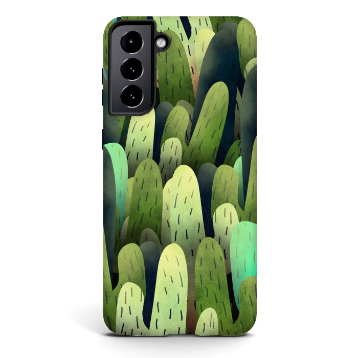 Galaxy S21 plus StrongFit The cactus fields  by Steve Wade (Swade)