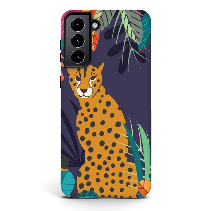 Galaxy S21 StrongFit Cheetah sitting in the wild by Jelena Obradovic