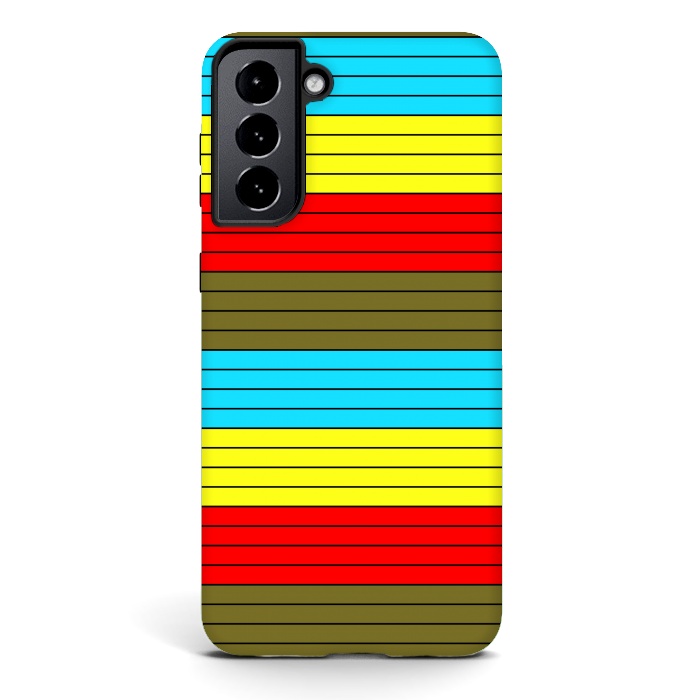 Galaxy S21 plus StrongFit Multiple Colored by TMSarts