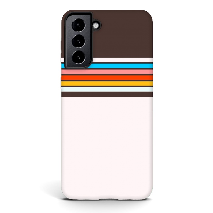 Galaxy S21 StrongFit Vintage Stripes by TMSarts