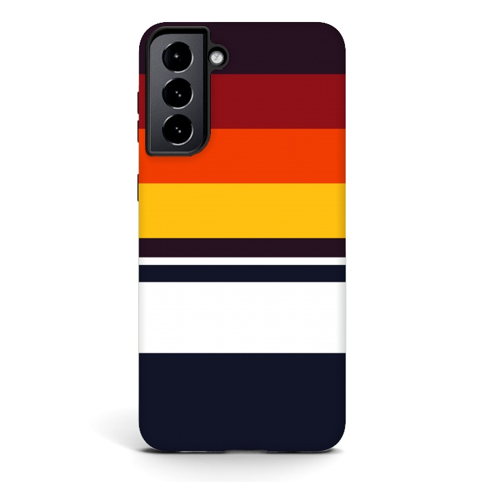 Galaxy S21 StrongFit Sunset Retro by TMSarts