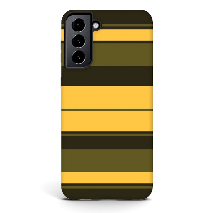 Galaxy S21 StrongFit Vintage Yellow by TMSarts