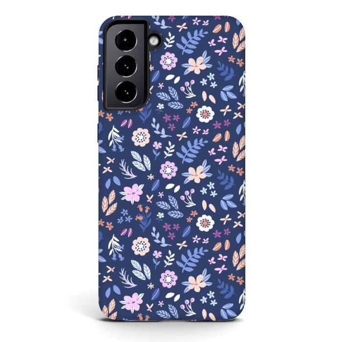 Galaxy S21 plus StrongFit City Floral by Tishya Oedit