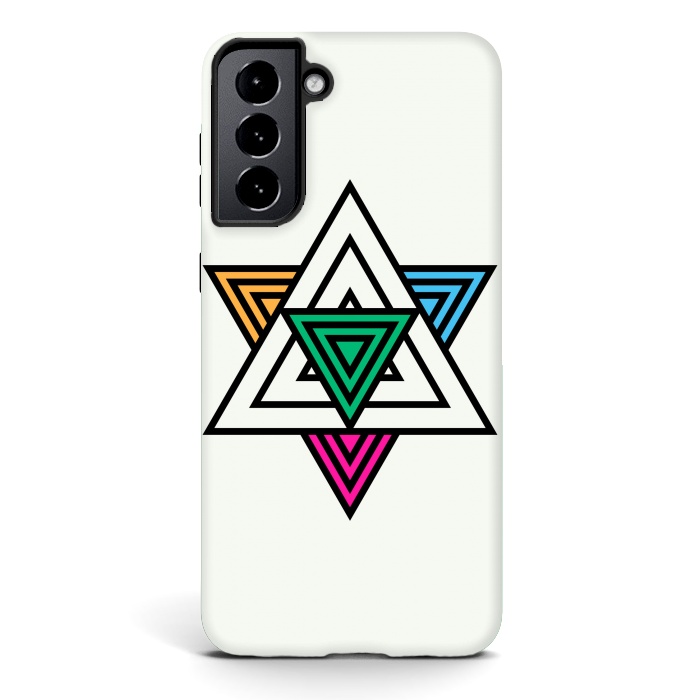 Galaxy S21 plus StrongFit Star Triangles by TMSarts