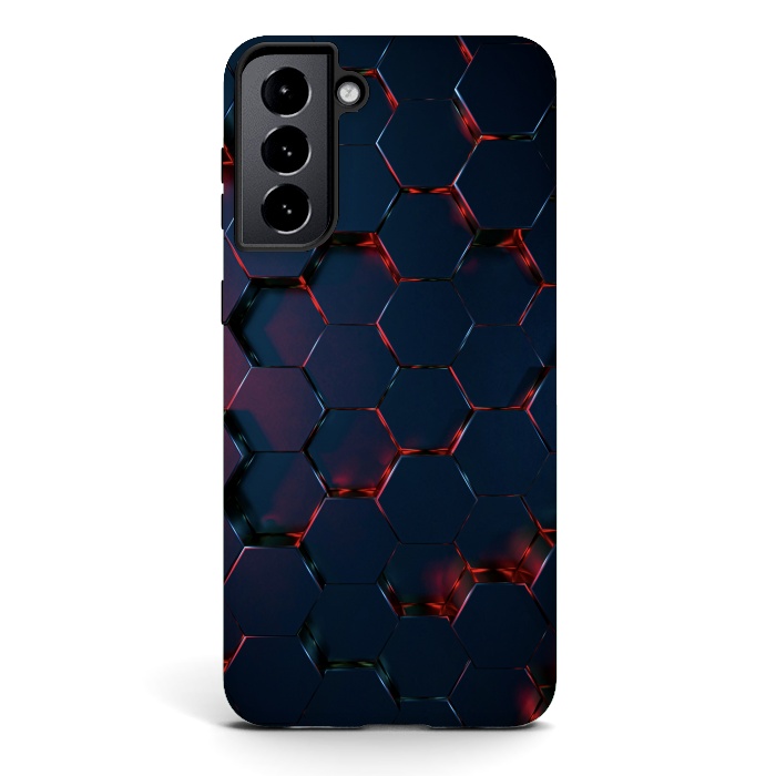 Galaxy S21 StrongFit Hexagons  by Winston
