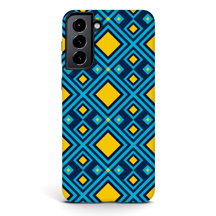 Galaxy S21 StrongFit Geometric Abstract Diamond by TMSarts