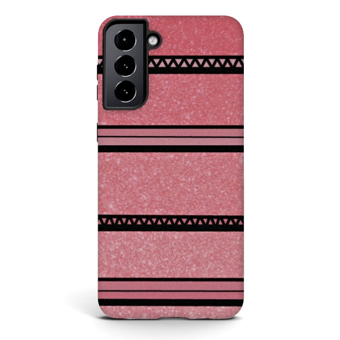 Galaxy S21 StrongFit Dazzling pink by CAS