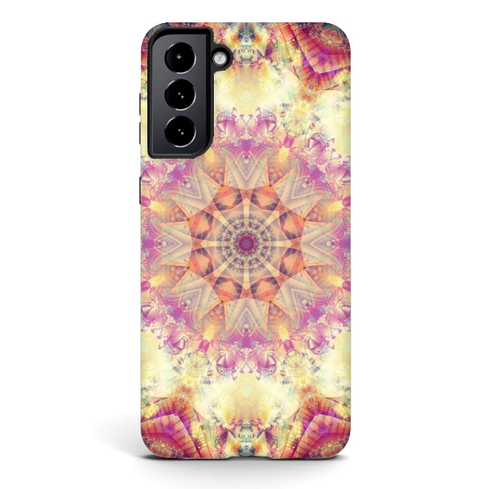 Galaxy S21 StrongFit Abstract Decorative Multicolored Texture by ArtsCase