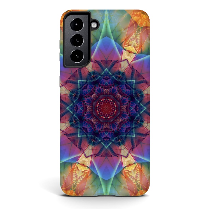 Galaxy S21 StrongFit Ancient Geometry With a Star Field by ArtsCase