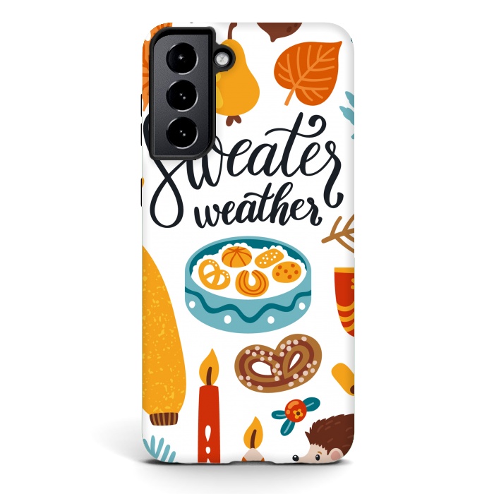Galaxy S21 StrongFit Autumn Icons by ArtsCase
