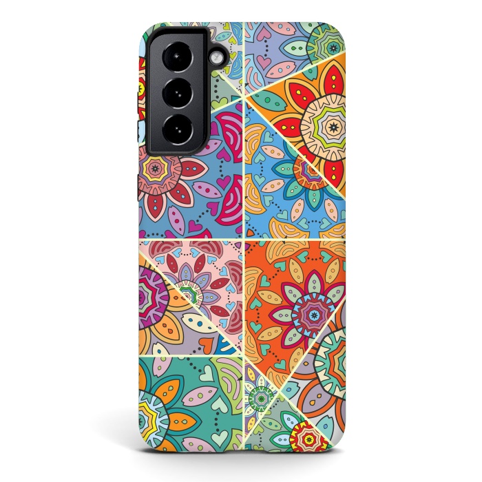 Galaxy S21 plus StrongFit Decorative Elements with Mandalas Designs by ArtsCase