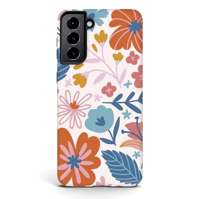 Galaxy S21 StrongFit Floral Pattern XI by ArtsCase