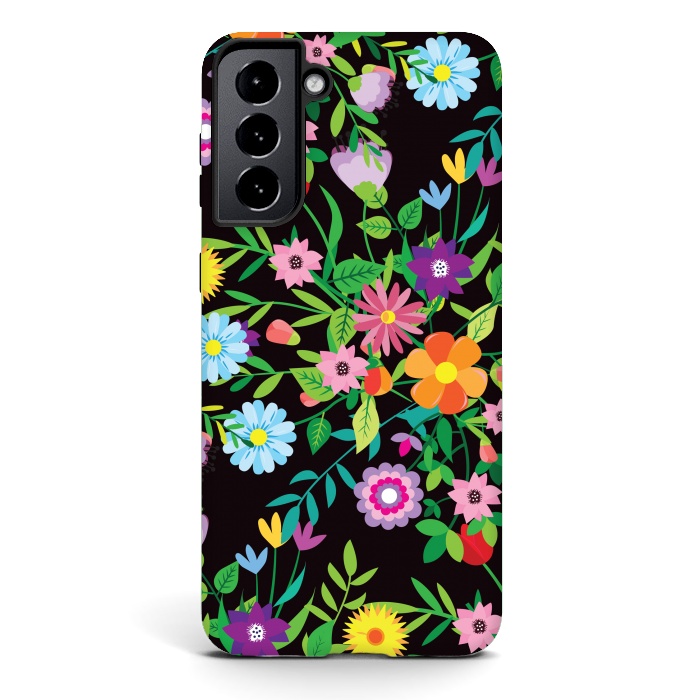 Galaxy S21 StrongFit Pattern Doodle Spring by ArtsCase