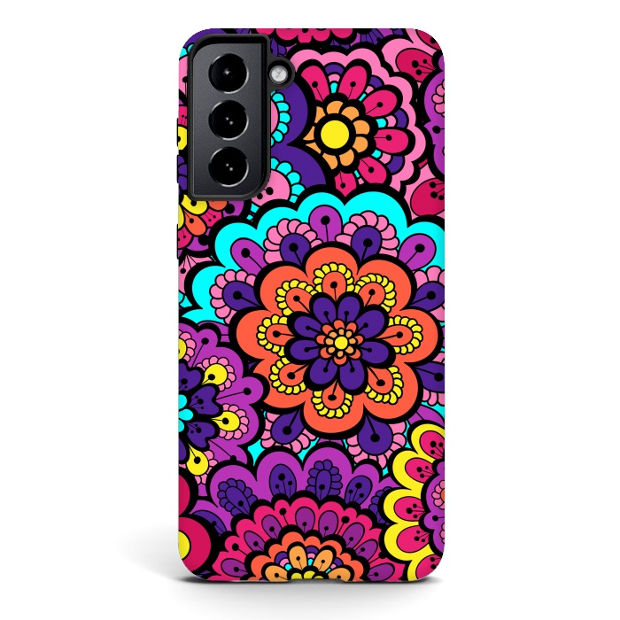 Galaxy S21 StrongFit Patterns Doodle Spring XII by ArtsCase
