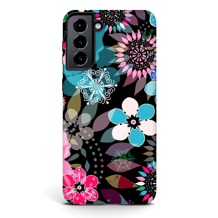 Galaxy S21 StrongFit Seamless Patterns with Flowers XII by ArtsCase