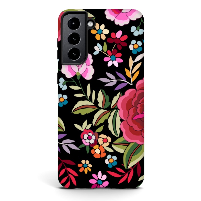 Galaxy S21 StrongFit Sweet Pink Flowers by ArtsCase