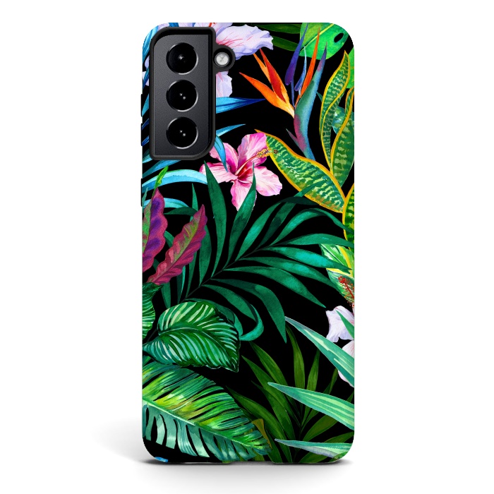 Galaxy S21 StrongFit Tropical Exotic Pattern by ArtsCase