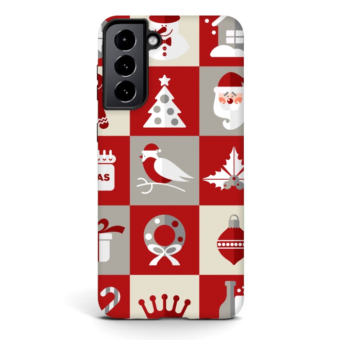 Galaxy S21 StrongFit Christmas Design Icons by ArtsCase
