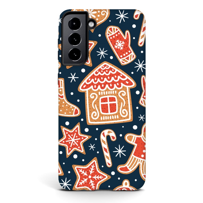 Galaxy S21 StrongFit Hello Christmas by ArtsCase