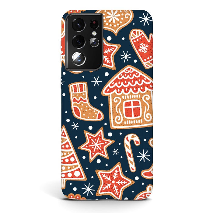 Galaxy S21 ultra StrongFit Hello Christmas by ArtsCase