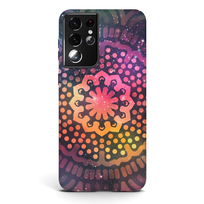 Galaxy S21 ultra StrongFit Mandala Abstract Graphic Design VIII by ArtsCase