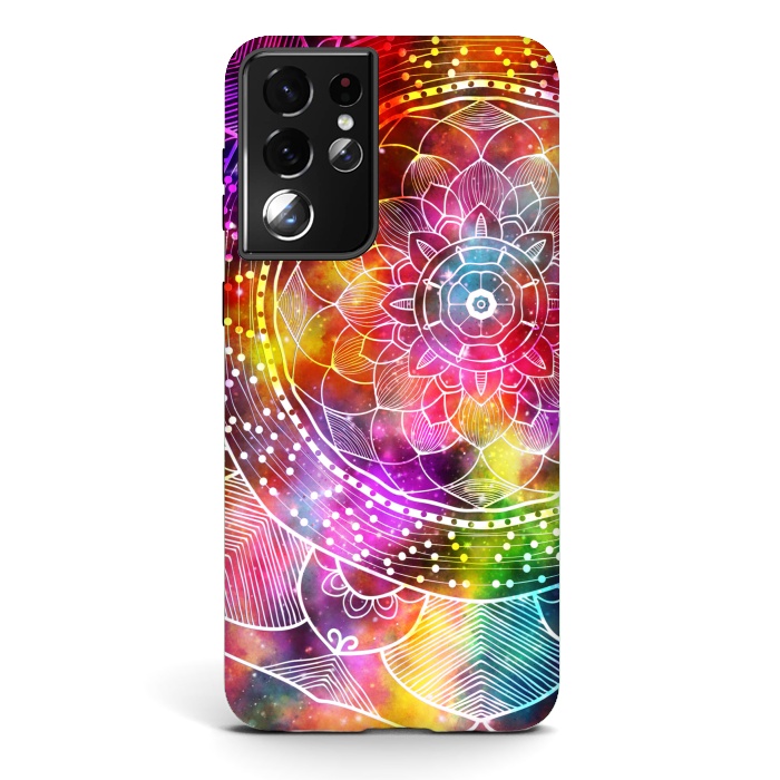 Galaxy S21 ultra StrongFit Modern Design Galaxy Mandala por ArtsCase