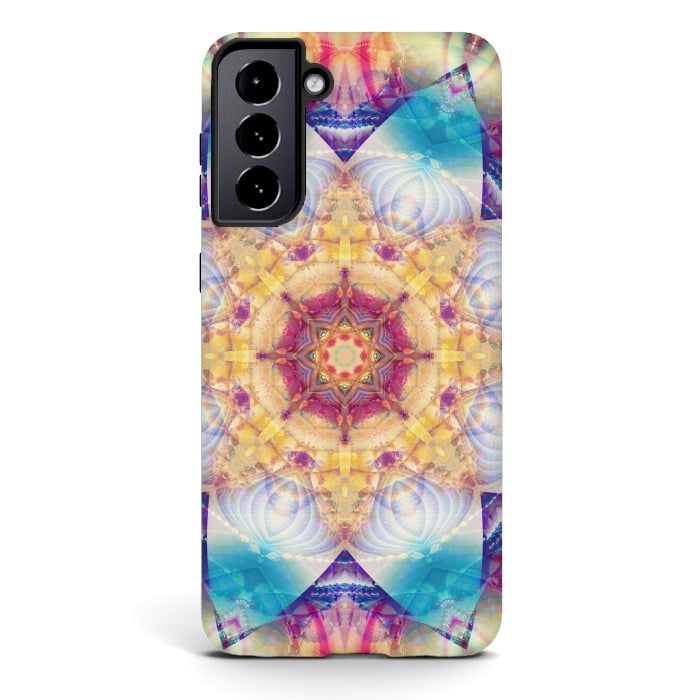 Galaxy S21 StrongFit multicolored Design Pattern by ArtsCase