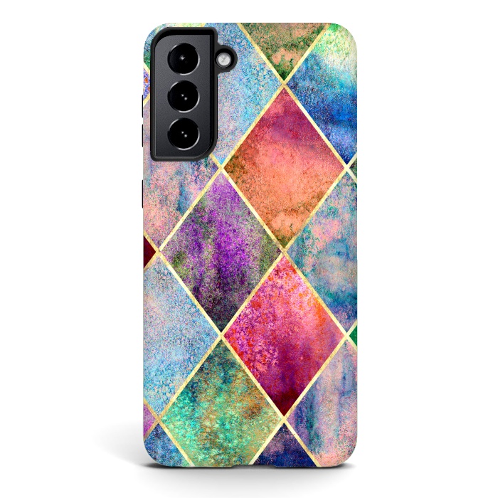 Galaxy S21 StrongFit Plancha Geométrica Abstracta by ArtsCase