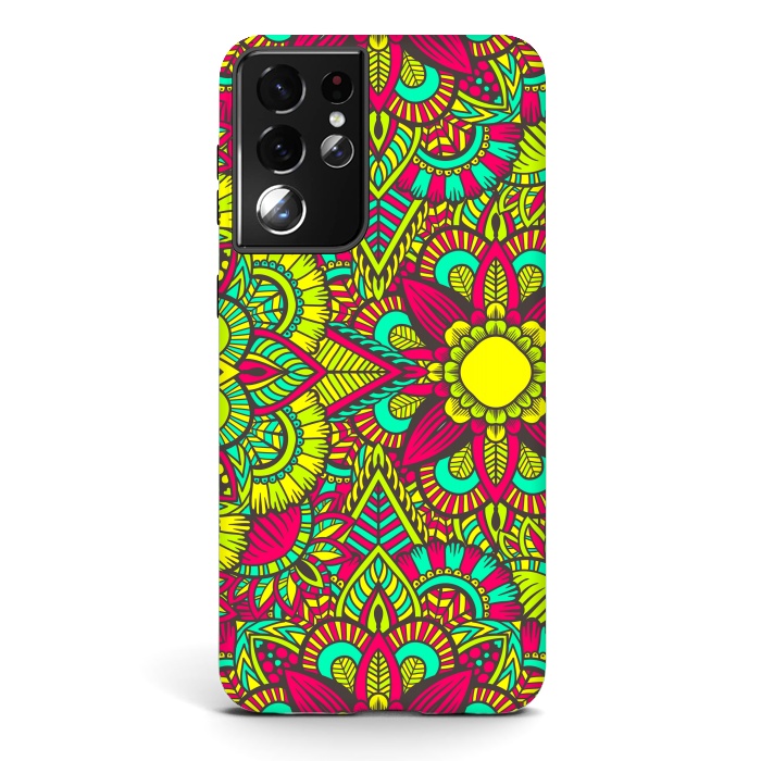 Galaxy S21 ultra StrongFit Vintage Decorative Elements II by ArtsCase