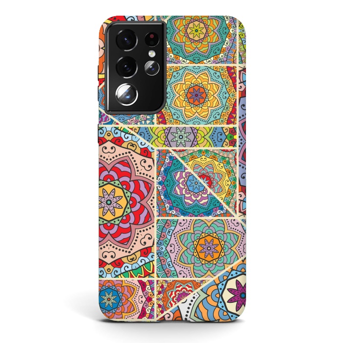 Galaxy S21 ultra StrongFit Vintage Decorative Elements III by ArtsCase