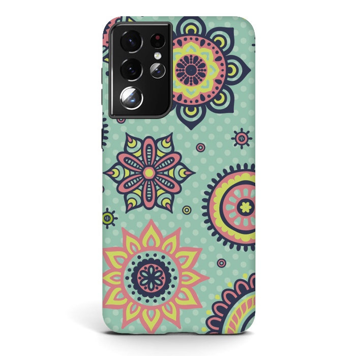 Galaxy S21 ultra StrongFit Vintage Decorative Elements by ArtsCase