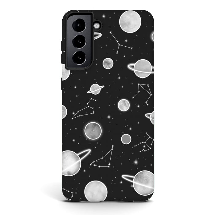 Galaxy S21 StrongFit Aesthetic black&white space by Jms