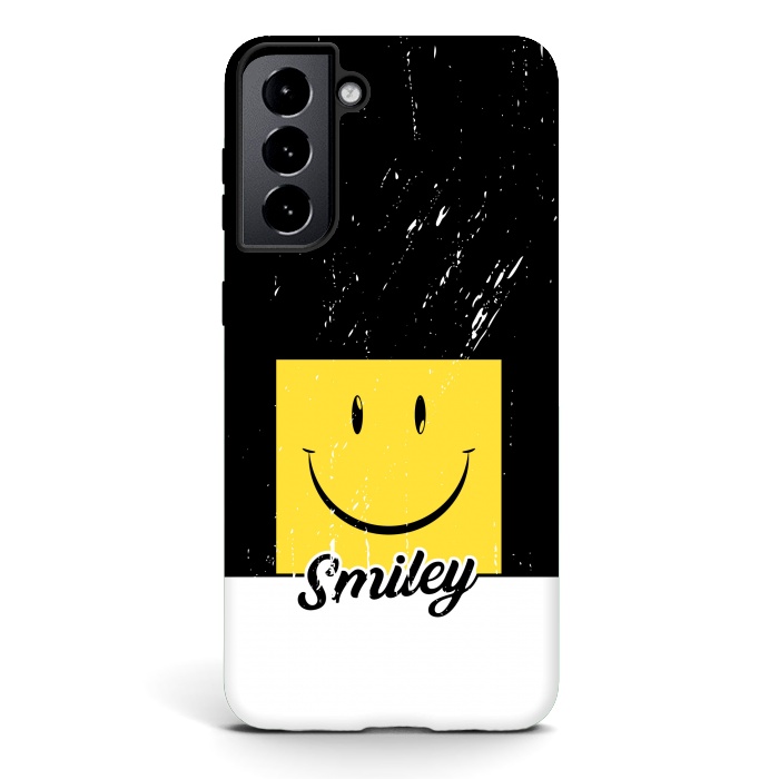 Galaxy S21 StrongFit Smiley Fun by TMSarts