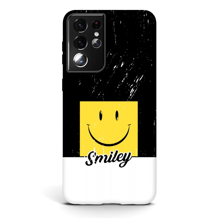 Galaxy S21 ultra StrongFit Smiley Fun by TMSarts