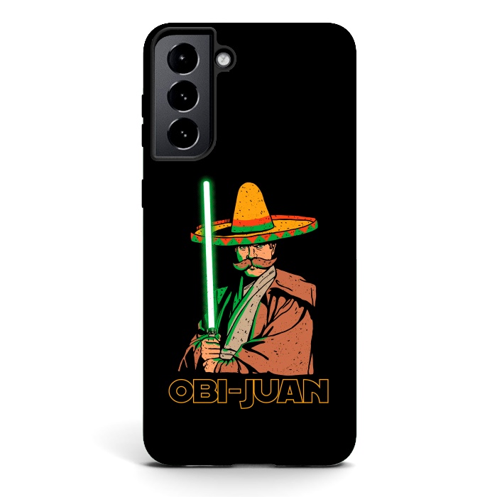 Galaxy S21 StrongFit Obi Juan Funny Mexican Sombrero Cinco de Mayo by Vó Maria