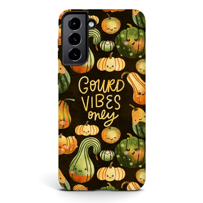 Galaxy S21 plus StrongFit Gourd Vibes Only by Noonday Design