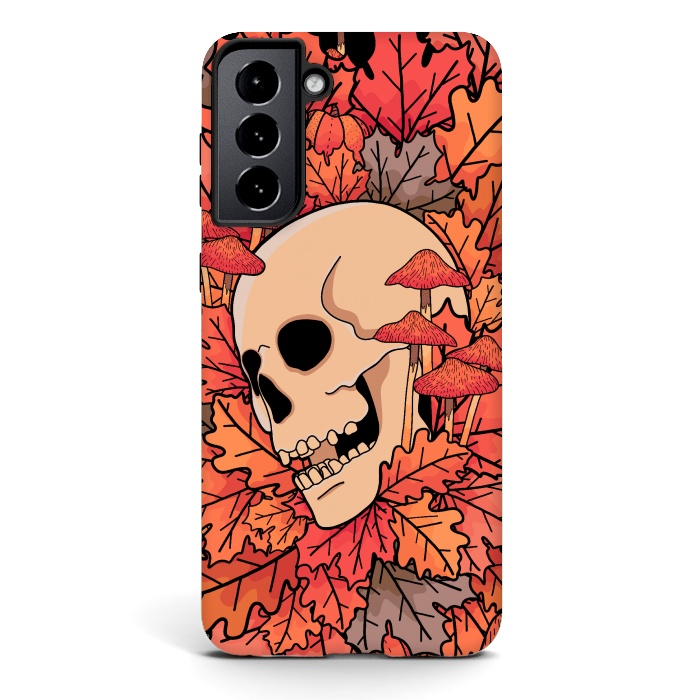 Galaxy S21 StrongFit The skull of autumn by Steve Wade (Swade)