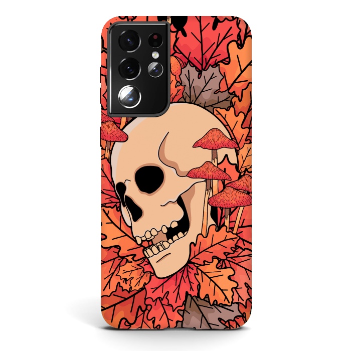Galaxy S21 ultra StrongFit The skull of autumn by Steve Wade (Swade)