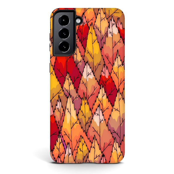 Galaxy S21 StrongFit The autumnal woodland  by Steve Wade (Swade)