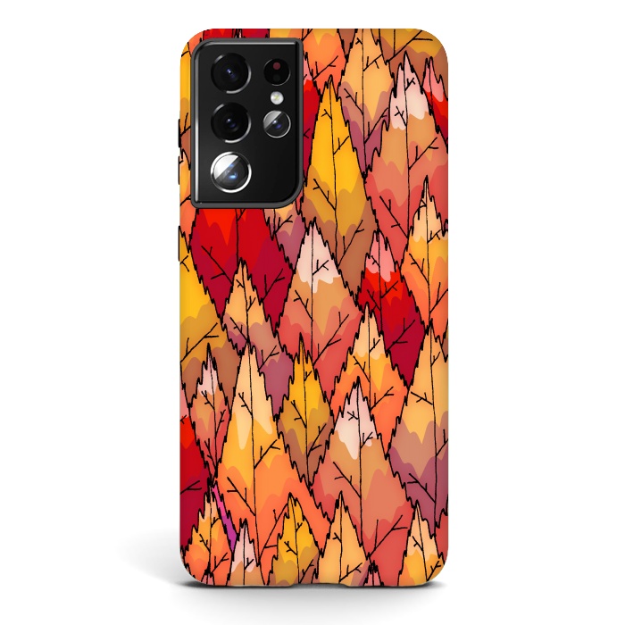Galaxy S21 ultra StrongFit The autumnal woodland  by Steve Wade (Swade)